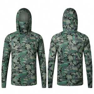 Camiseta de Pesca con Capucha de Manga Larga, Personalizada de Fábrica, con Impresión por Sublimación, Secado Rápido, Transpirable, UPF50+ - Product Image 2