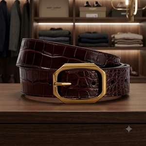 Accessoires pour hommes de luxe vintage : Épingles à cravate carrées en cuir de vachette avec tête de mort et tige en acier, longueur personnalisable, imperméables, écologiques, idées cadeaux tendance - Product Image 1