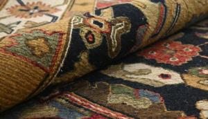 Organic Jute Handknotted Area Rug | Classic Natural Pile Living Room Carpet | Fine 7/30 Weave | Hand Made in India | A-9 HB-1254 - Product Image 3