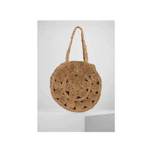 กระเป๋าปอกระเจาทำมือหลากสีพร้อมที่จับกระเป๋าโท้ททันสมัยเป็นมิตรกับสิ่งแวดล้อมสำหรับใช้ช้อปปิ้งการเดินทาง - Product Image 1