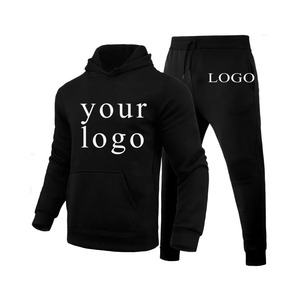 <b>Fleece</b> <b>Lined</b> Tracksuit Set Warm Zip Hoodie and <b>Jogger</b> Pants Winter Casual Sports Gym Training Outdoor Travel Soft <b>Men</b> - Product Image 2