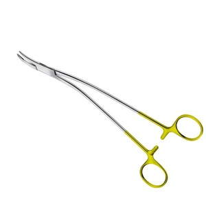 Soporte de aguja STRATTE DUROGRIP de grado quirúrgico TC salas laterales curvas 230 mm 9 "fórceps quirúrgicos de carburo de tungsteno - Product Image 1