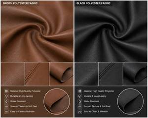#   Veste en cuir marron pour femme, style motard ajusté, avec fermeture éclair aux poignets, manches longues, vêtement d'extérieur décontracté - Product Image 6