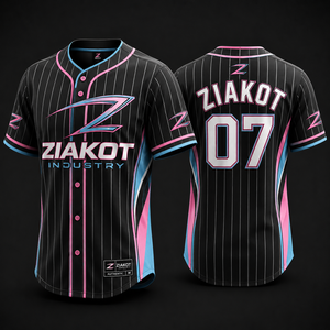 Wholesale Top Quality Custom Black Red Authentic <b>Baseball</b> Jersey from Pakistan Manufacturer - Product Image 2