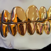 Grillz dentaire de luxe en or 14K et argent 925 plaqué rhodium, certifié IGI, style Hip Hop personnalisé, serti de jade, ICEDJEWELZ