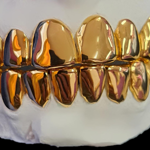 Hip Hop Custom 925 Silver Rhodium Plated IGI Certified Channel Set Moissanite Luxury Teeth Grillz Jewelry - Product Image 6