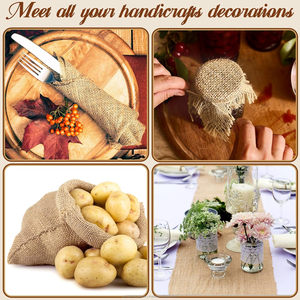 40x50 Feet Eco-Friendly Jute Fabric Roll Multipurpose Tree Wrap High Density Weed Barrier Craft Projects Party Decor for Girls - Product Image 4