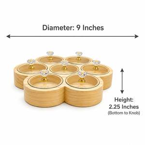 กล่องใส่เครื่องเทศไม้ทำมือสำหรับใช้ในครัว - Product Image 3