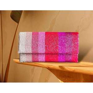 Sac fourre-tout promotionnel de luxe indien traditionnel fait main en perles de verre avec poignée baguette, artisanat durable de qualité supérieure - Product Image 6