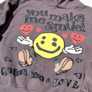 Sweat-shirt à capuche personnalisé en coton pour streetwear, impression DTF, décontracté, unisexe, tendance - Product Image 4