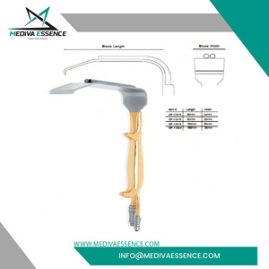 Rétracteur mammaire à fibre optique Ferreira, manuel, en acier inoxydable allemand, ensemble d'instruments chirurgicaux avec éclairage à fibre optique avancé - Product Image 6
