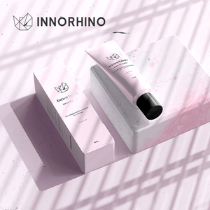 Tube de compression cosmétique en plastique personnalisé avec bouchon à vis pour l'emballage de soins de la peau et de crème pour les yeux - Product Image 2