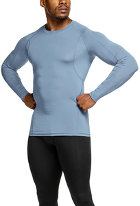 <b>Custom</b> Made Polyester Men's Rash Guard In High Quality <b>Compression</b> <b>Shirt</b> with Sun Protection Feature in Customizable <b>Design</b> - Product Image 4