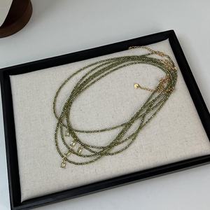 Nouveau collier en argent S925 de luxe léger avec perle d'eau douce, long pompon, chaîne de clavicule polyvalente, collier pendentif féminin tendance - Product Image 2