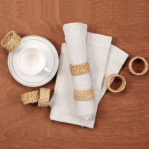 Anneaux de serviette classiques pour restaurant occidental, tissés, écologiques, 5 cm, pour les occasions de Noël - Product Image 5