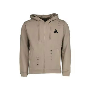 Nuevo Diseño Moderno, Personaliza tu Propio Logotipo, Chándal de Invierno para Hombre, Talla Grande, con Capucha, 100% Algodón, con Sudadera, Muy Cálido, Estilo Desgastado - Product Image 3