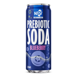 Refresco de Arándanos con Prebióticos, Bebida de Frutas con Gas, Lata de Aluminio de 320 ml - Product Image 1