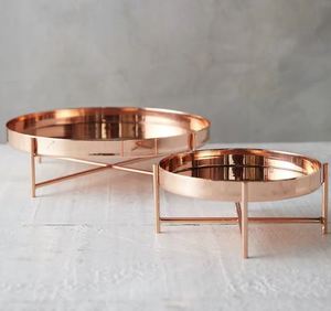 Copper Tray for Storage Multi use Christmas Gift Buffet dinner tray home decor wedding decorations living room jewellery tray - Product Image 4