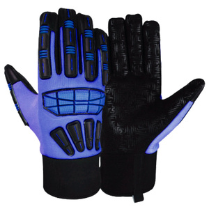 ถุงมือทำงานหนังสังเคราะห์เสริมแรงทนทานต่อแรงกระแทก ได้รับการรับรองมาตรฐาน CE ของ Amara ป้องกันความร้อน ป้องกันการบาด ถุงมือนิรภัย - Product Image 3