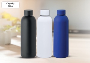 Termo de Acero Inoxidable de 500 ml, Aislado al Vacío de Doble Pared, Antiderrames, Portátil, para Viajes y Oficina, Diseño Premium 12-24 - Product Image 3