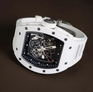 RM AMG Factory Outdoor <b>Skeleton</b> <b>Watch</b> High Quality 40mm Sapphire Crystal Luminous Hands Non-Slip Rubber Luxury Mechanical <b>Watch</b> - Product Image 3