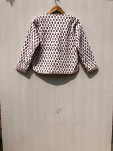 Chaqueta Acolchada de Algodón 100% con Diseño de Rayas en Patchwork, Unisex, Hecha a Mano, Cosida a Mano, Ecológica, Transpirable, de Secado Rápido, para Todas las Temporadas - Product Image 4