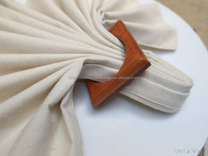 ห่วงรัดผ้าเช็ดปากบนโต๊ะดีไซน์เนอร์เคลือบเงาสำหรับการจัดโต๊ะในงานแต่งงานงานเลี้ยงอาหารค่ำและของตกแต่งบ้าน - Product Image 6