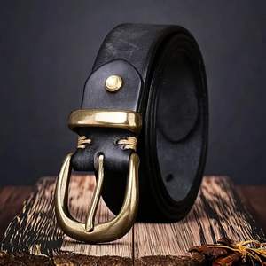 Cinturones de Cuero Vacuno Unisex de Alta Calidad al Mejor Precio, Cinturones de Cuero Vacuno Profesionales Resistentes y Transpirables - Product Image 2