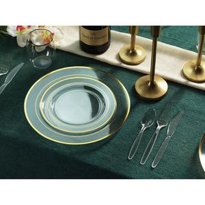 Set di 360 Posate Monouso in Plastica Trasparente Resistente, Senza BPA, Utensili Termoresistenti di Qualità Premium - Product Image 3