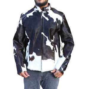 Chaqueta de Motociclista Personalizada, Transpirable, Ecológica, de Punto, Unisex, de Invierno, con Cierre, de Piel de Vaca, Estilo Urbano - Product Image 1