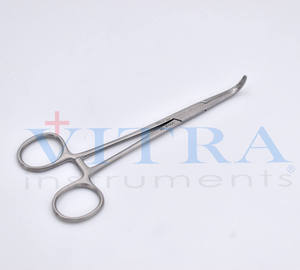 Pinces à artères Overholt, petites, 15 cm, en acier inoxydable, instrument chirurgical - Product Image 1