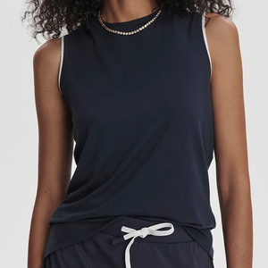 Conjunto de ropa deportiva de verano para mujer, camiseta sin mangas y pantalones cortos para pickleball, conjunto de ropa para pickleball para mujer, camiseta sin mangas y pantalones cortos ligeros - Product Image 4