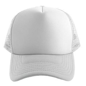 Custom Logo 5-Panel Polyester Trucker Hat for Sublimation Classic <b>Foam</b> Mesh Hip Hop for Cycling Outdoor Beach Activities - Product Image 3