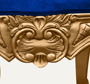 เก้าอี้เท้าแขนแกะสลักลายละเอียดแบบยุโรป ทำด้วยมือ ทนทาน โครงไม้มะฮอกกานี เหมาะสำหรับอพาร์ทเมนต์และโรงแรม - Product Image 4