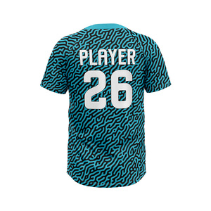 Custom Sublimated Professional College Team Baseball Jerseys Plus Size Front Team Name Printed Unisex 100% Breathable <b>Polyester</b> - Product Image 2