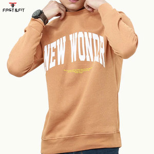 Sudadera de cuello redondo de algodón polar para hombre, holgada, informal, con logo personalizado bordado, ecológica, superventas para invierno - Product Image 5