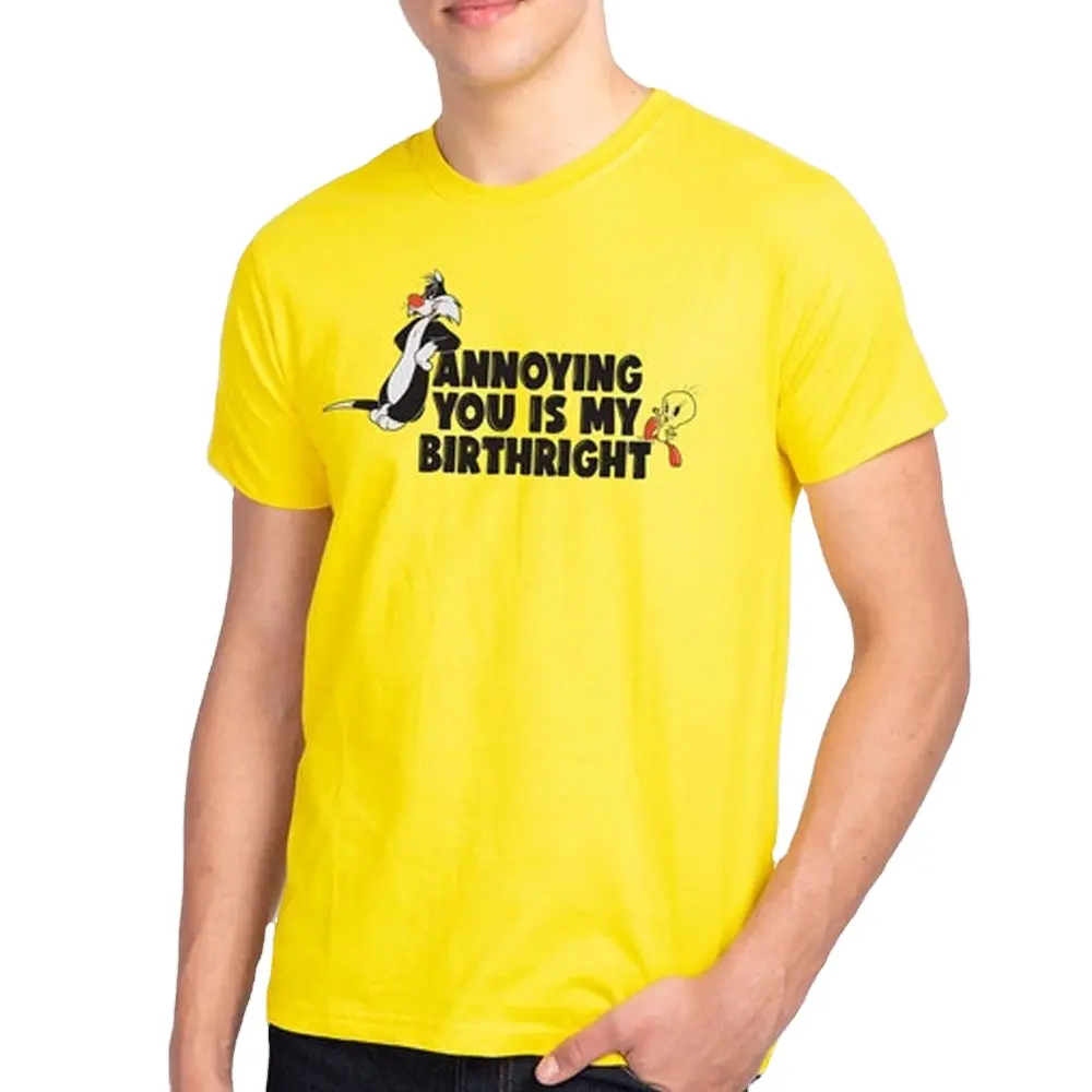 T-shirts décontractés pour hommes fabriqués de manière professionnelle avec logo personnalisé