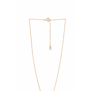 จี้เพชรทรงกลมชุบทองคำขาว 925 เงินแท้ พร้อมสร้อยขัดเงาแบบมินิมอล ของขวัญสำหรับผู้หญิง - Product Image 4