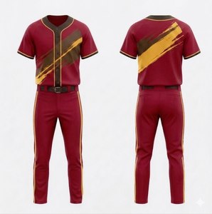 Uniformes de baseball de bonne qualité, très demandés, en polyester, style personnalisé, respirants et confortables - Product Image 6