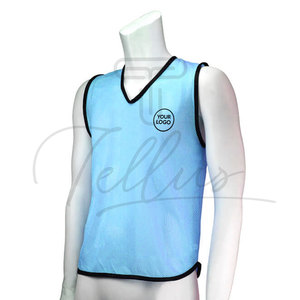 Best Selling Soccer Vest Mesh <b>Training</b> <b>Bibs</b> Reversible Breathable Quick Dry Short Sleeve Sports Cheap Price - Product Image 4