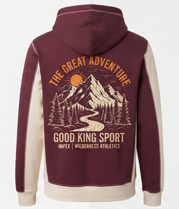 Sudadera con Capucha Personalizada de Dos Tonos, Algodón y Felpa, Estilo Urbano, Gruesa, Impresión Digital, 350g, Invierno, Casual para Hombre - Product Image 2