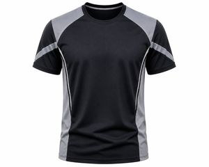 T-shirt personnalisé de qualité supérieure avec logo sur le devant, 100% polyester, écologique, coupe décontractée, tissu en toile - Product Image 4
