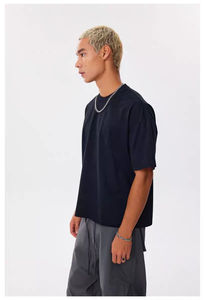 T-shirts en coton biologique 100% tricoté, vierges, personnalisables, de haute qualité, prix compétitif, impression sérigraphique, vente en gros, 2026 - Product Image 2