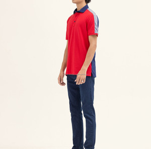 Camiseta de Golf para Hombre 2025, 100% Algodón, Jersey Sólido, Transpirable, de Secado Rápido, Sublimación Personalizada con Logotipo - Product Image 3