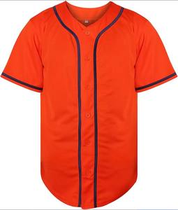 Camiseta de Béisbol Hip-Hop de Manga Corta con Logotipo Personalizado, Uniforme de Béisbol Transpirable, Jersey de Béisbol Sublimado para Hombre - Product Image 6