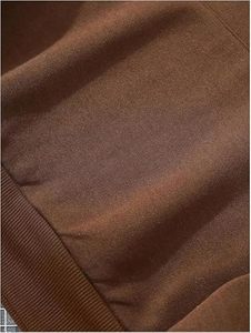 Suéter Casual de Punto para Hombre, Color Marrón Sólido, Cuello Redondo, Corte Regular, para Otoño - Product Image 2