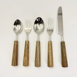 Ensemble de couverts en métal design best-seller, ensemble de couverts en résine, ensemble de couverts en acier inoxydable avec manche en résine, ensemble de couverts en métal - Product Image 4