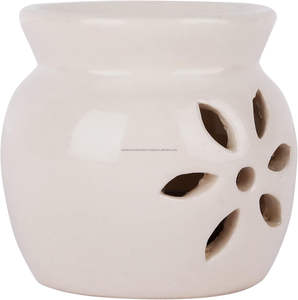 Quemador de Aceite de Cerámica, Difusor de Aromaterapia, Portavelas Decorativo para Velas de Té, Ideal para Decoración de Spa - Product Image 5