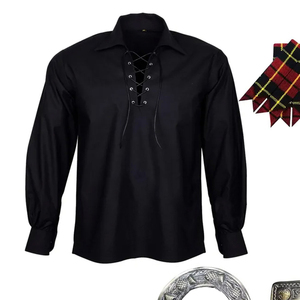 Ensemble Kilt Tartan avec Veste Charlie, Ceinture Sporran et Accessoires - 8 Yards de Kilt en Acrylique Flasher - Product Image 4
