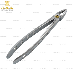 Forceps d'extraction dentaire R.A.A. INTERNATIONAL F3, revêtement diamant, extraction universelle des dents supérieures antérieures, RAA-274 - Product Image 2